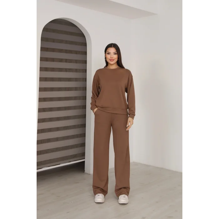 Kadın Altı Çımalı Detaylı Eşofman Takımı