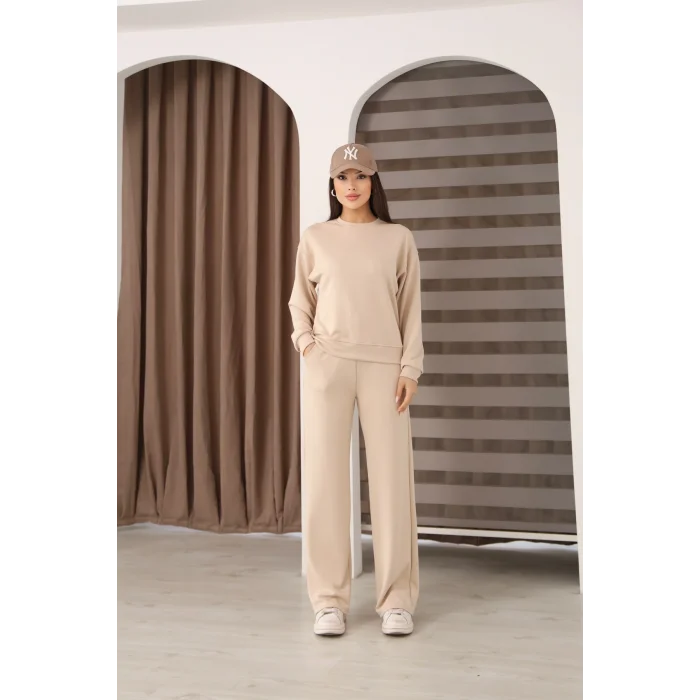 Kadın Altı Çımalı Detaylı Eşofman Takımı