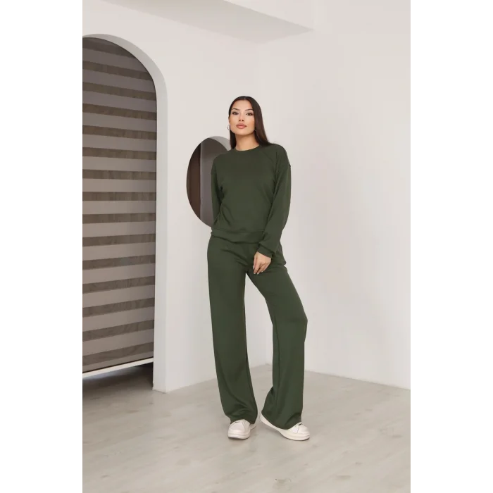 Kadın Altı Çımalı Detaylı Eşofman Takımı