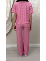 BÜRÜMCÜK ÖZEL TASARIM KUMAŞ TAKIM- PEMBE