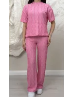 BÜRÜMCÜK ÖZEL TASARIM KUMAŞ TAKIM- PEMBE