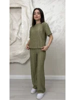 BÜRÜMCÜK ÖZEL TASARIM KUMAŞ TAKIM- YEŞİL