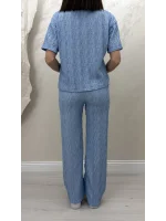 BÜRÜMCÜK ÖZEL TASARIM KUMAŞ TAKIM- MAVİ