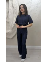 BÜRÜMCÜK ÖZEL TASARIM KUMAŞ TAKIM- LACİVERT