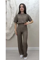 BÜRÜMCÜK ÖZEL TASARIM KUMAŞ TAKIM- CAMEL