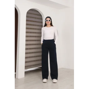 Kadın üç iplik Şardanlı bol paça eşofman altı