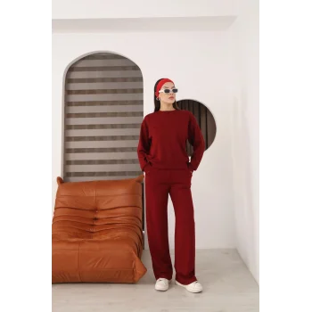 Kadın Altı Çımalı Detaylı Eşofman Takımı