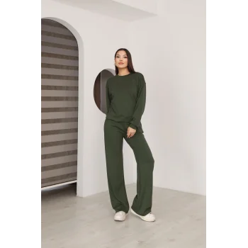 Kadın Altı Çımalı Detaylı Eşofman Takımı