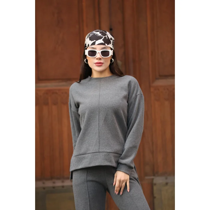 Kadın Altı Çımalı Detaylı Eşofman Takımı