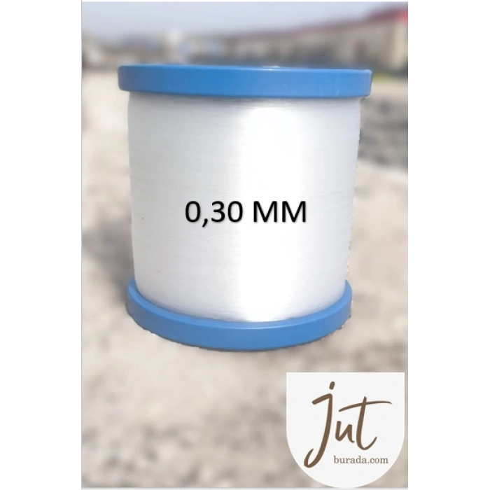 J JÜTBURADA CLASSIC 1 KG BEYAZ BOBİN MİSİNA 0,30 MM