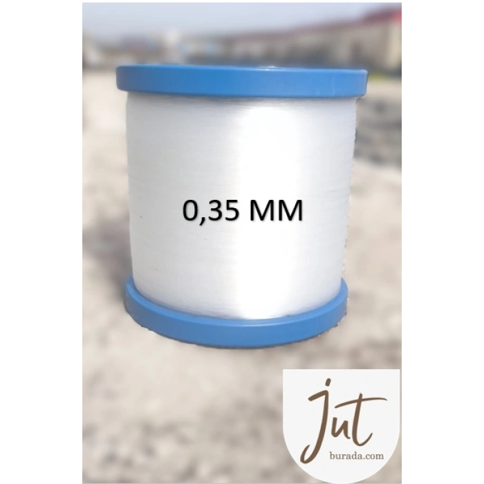 J JÜTBURADA CLASSIC 1 KG BEYAZ BOBİN MİSİNA 0,35 MM