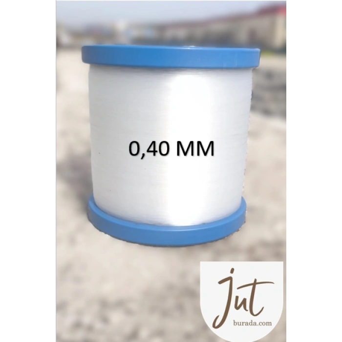 J JÜTBURADA CLASSIC 1 KG BEYAZ BOBİN MİSİNA 0,40 MM