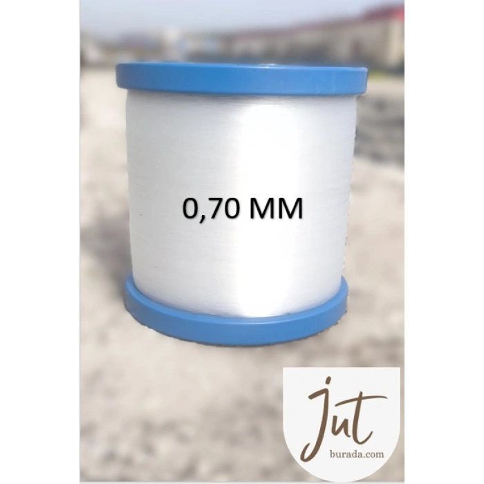 J JÜTBURADA CLASSIC 1 KG BEYAZ BOBİN MİSİNA 0,70 MM