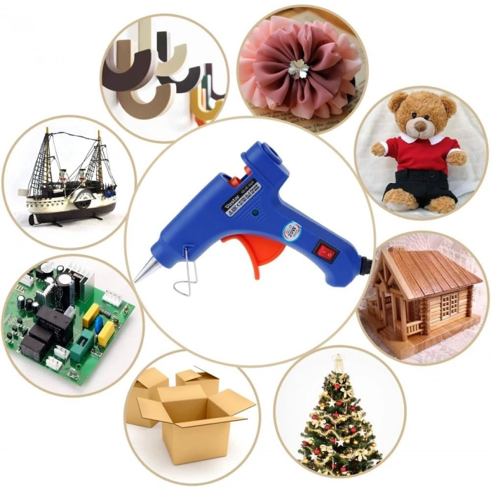 Jütburada Anahtar Korumalı 20W Sıcak İnce Silikon Tabancası