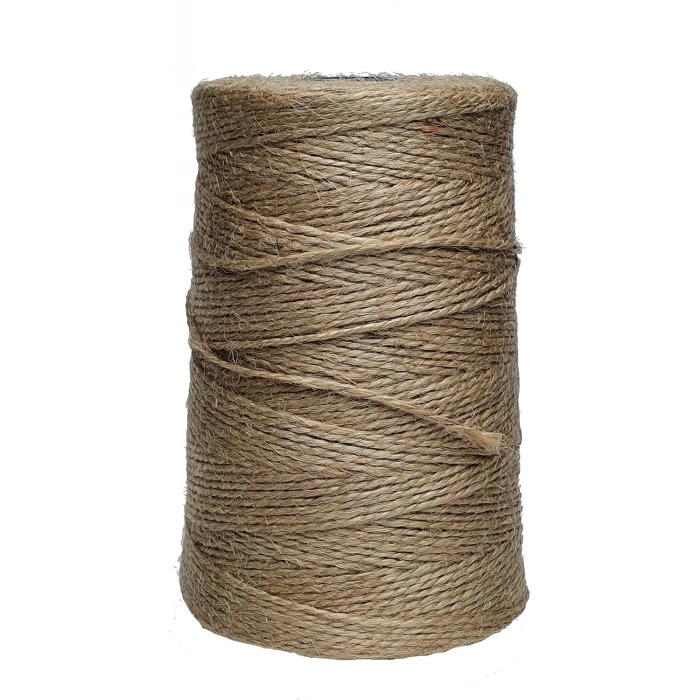 Jütburada Bej Jüt İplik ~500 Gr 500 Metre Hasır İp Kırnap İp Doğal İp Çuval İp