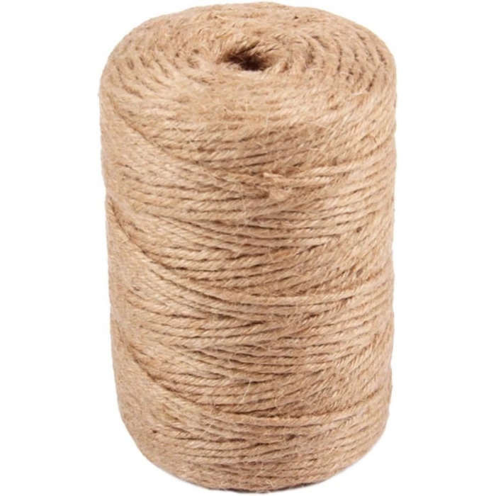 Jütburada Jüt Halat 3 mm 500 Gr Hasır Dekor Süsleme İp