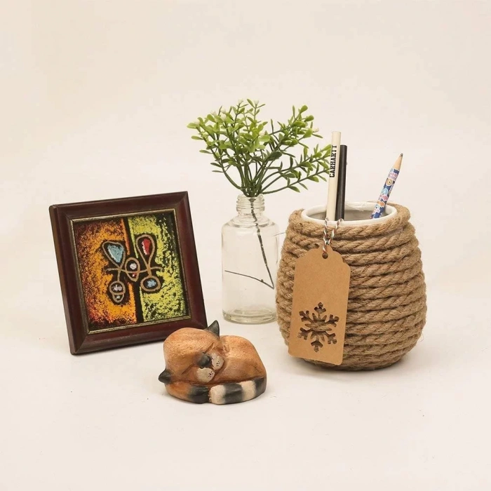 Jütburada Jüt Halat 8 mm 50 Metre Hasır Dekor Süsleme İp