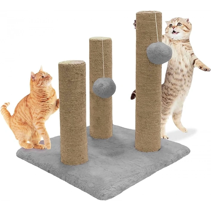 Jütburada Kedi Tırmalama İpi 6 mm 10 Metre Jüt Halat