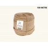 Jütburada Jüt Halat 10 mm 100 Metre Hasır Dekor Süsleme İp