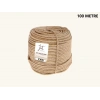 Jütburada Jüt Halat 4 mm 100 Metre Hasır Dekor Süsleme İp