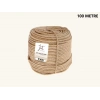 Jütburada Jüt Halat 6 mm 100 Metre Hasır Dekor Süsleme İp