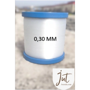 J JÜTBURADA CLASSIC 1 KG BEYAZ BOBİN MİSİNA 0,30 MM
