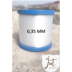 J JÜTBURADA CLASSIC 1 KG BEYAZ BOBİN MİSİNA 0,35 MM
