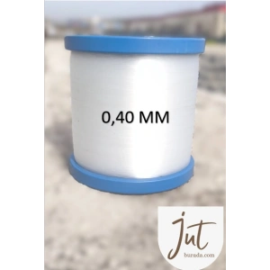 J JÜTBURADA CLASSIC 1 KG BEYAZ BOBİN MİSİNA 0,40 MM