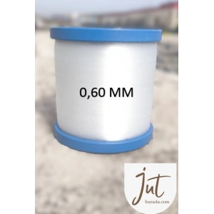 J JÜTBURADA CLASSIC 1 KG BEYAZ BOBİN MİSİNA 0,60 MM