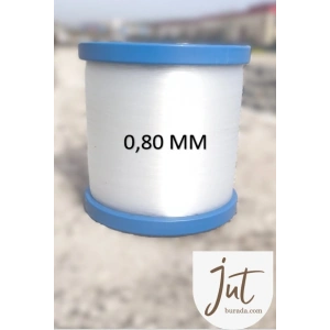 J JÜTBURADA CLASSIC 1 KG BEYAZ BOBİN MİSİNA 0,80 MM