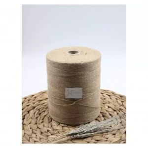 Jütburada Bej Jüt İplik ~1 KG 1000 Metre Hasır İp Kırnap İp Doğal İp Çuval İp