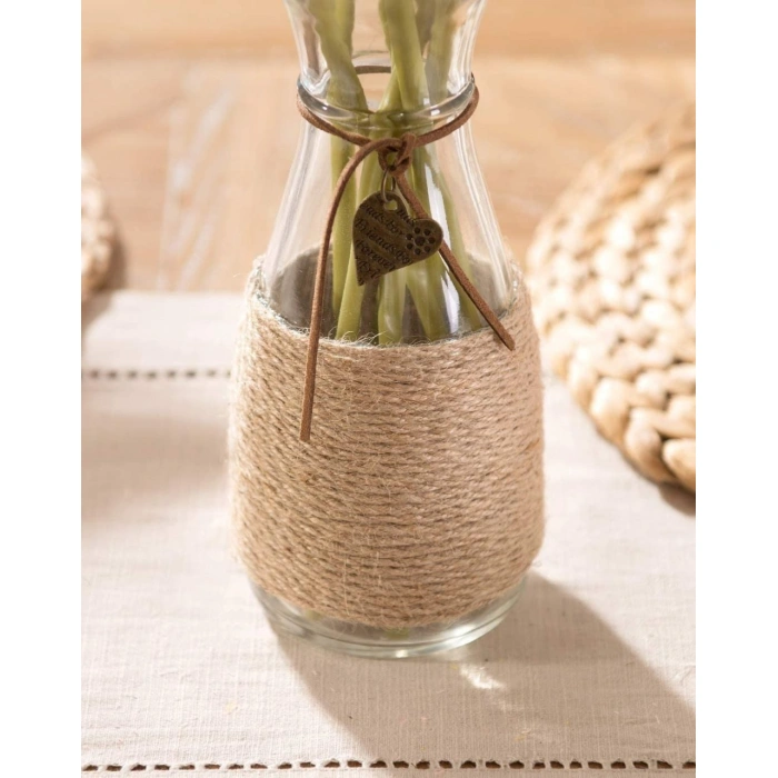 Jütburada Bej Jüt İplik 2 Adet 200 Metre Hasır İp Kırnap İp Doğal İp Çuval İp