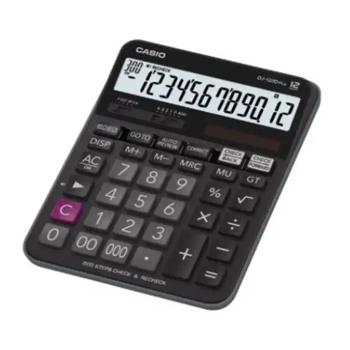 Casio Dj-120D Plus 12 Hane Hesap Makinesi Masaüstü