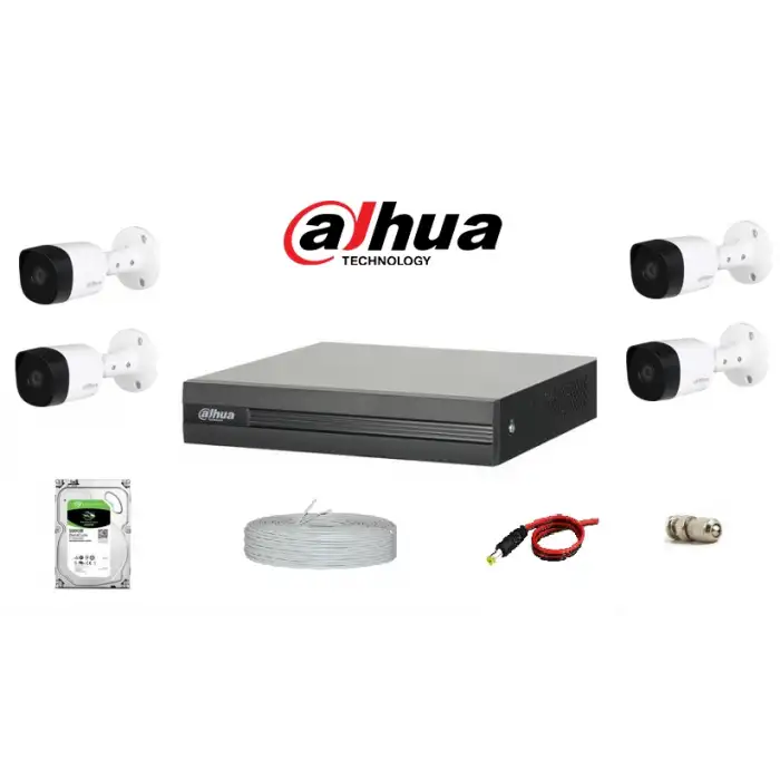 Dahua 4 Kameralı Set
