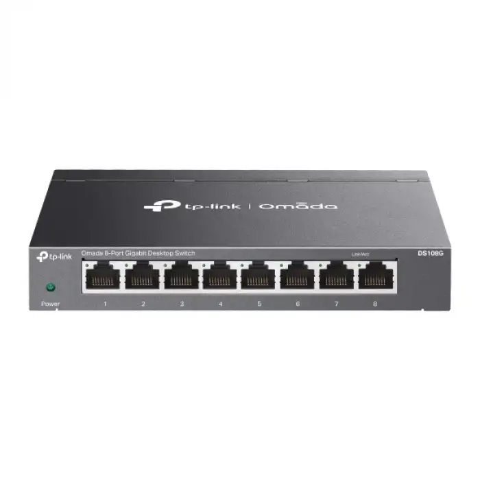 Omada DS108G 8-Port Gigabit Unmanaged Desktop Metal Switch