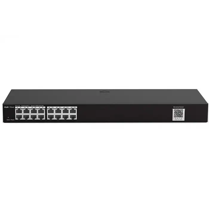 Reyee RG-ES216GC 16 Portlu, 10/100/1000 Gigabit, Yönetilebilir Switch.