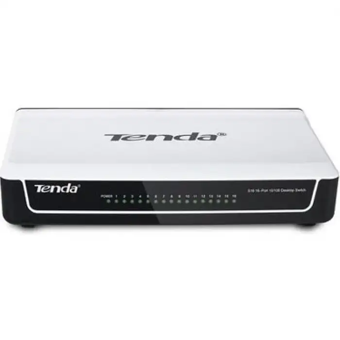 TENDA S16 SWT 16PO RT 10/100MBPS MA SA USTU SWITC H