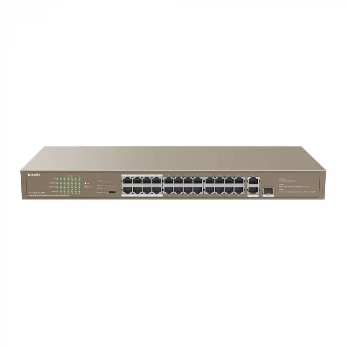 TENDA TEF1126P-24-250W 250W 24 Port 10/100Mbps 24 Port PoE