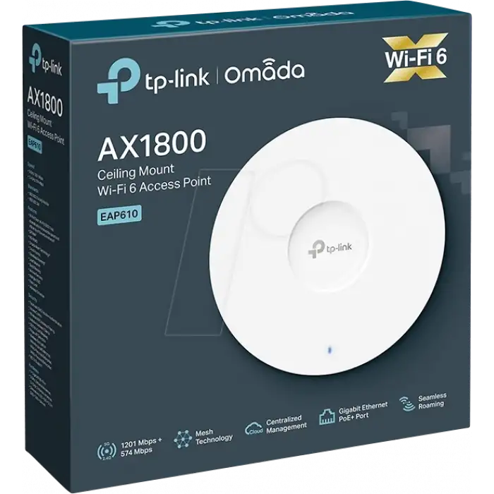 Tp-Link EAP610 AX1800 1800Mbps 1 Port Access Point