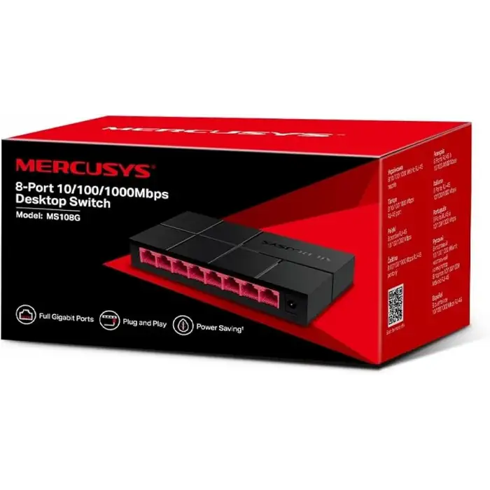 Tp-link Mercusys MS108G 8-port Gbit Desktop Switch