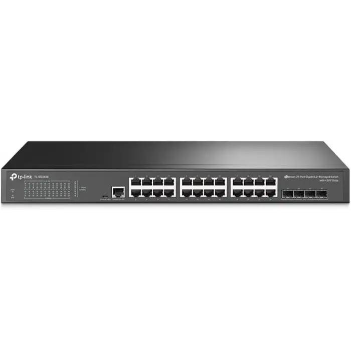 TP-LINK TL-SG3428 24 PORT GIGABIT L2 4 COMBO SFP SLOTLU YÖNETİLEBİLİR SWITCH