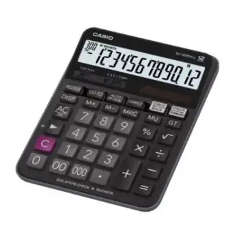 Casio Dj-120D Plus 12 Hane Hesap Makinesi Masaüstü