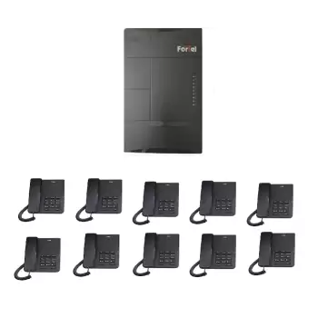 FORTEL P832 4/16 TELEFON SANTRALİ VE KAREL TM140 TELEFON MAKİNESİ