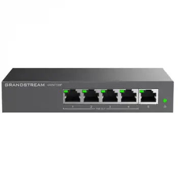 Grandstream GWN7700P 5 Port 4 Port POE Yönetilemez Gigabit Poe Switch