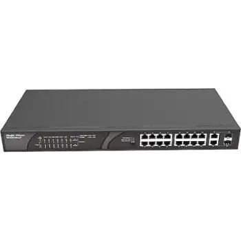 Reyee RG-ES118GS-P-L 18 Portlu, 10/100/1000 Gigabit, Tak Çalıştır Switch, 2 x SFP, 16 Port PoE+ (247W)