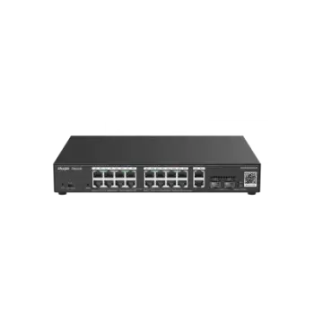 Reyee RG-ES220GS-P 20 Portlu, 10/100/1000 Gigabit, Yönetilebilir Switch, 2 SFP, 2 Gigabit RJ45 Uplink, 16 Port PoE+ (250W)