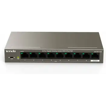 TENDA TEG1109P-8-102W-B SWT TENDA 8 PORT 10/100/1000 PoE Switch