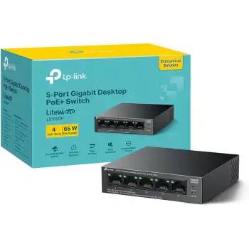Tp-link Ls105GP 5-Port Gigabit Desktop Switch with 4-Port POE