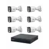 Dahua 5 Mp 6 Kameralı Sesli 30 Metre Renkli Gece Görüşlü Full Hd Kamera Seti