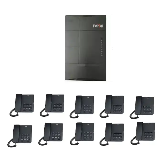 FORTEL P832 4/16 TELEFON SANTRALİ VE KAREL TM140 TELEFON MAKİNESİ